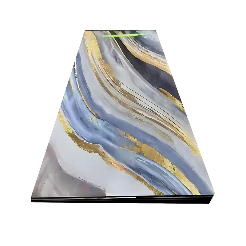 High Glossy UV Coating PVC Marble Wall Panels